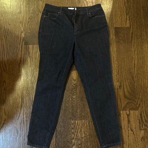 LOFT Dark Blue Ankle Jeans